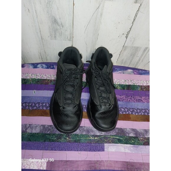 NIKE JORDAN MAX AURA 4 (GS) BLACK/ANTHRACITE-BLACK DQ8404 001 BIG KIDS SHOES 6Y - Picture 3 of 10